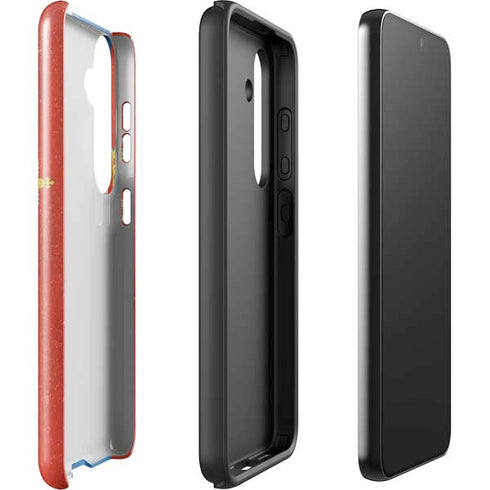 Serbia Flag Distressed Galaxy S25 Impact Case